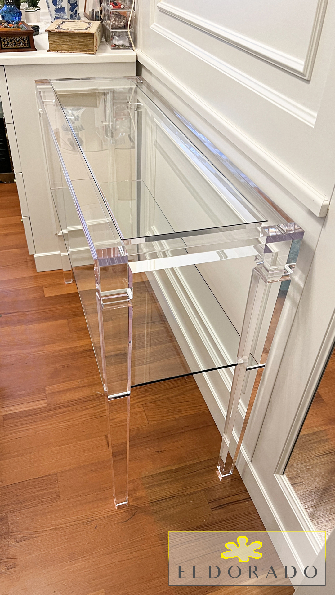 Consolle plexiglass LV1 cm 120 x 40 h.90